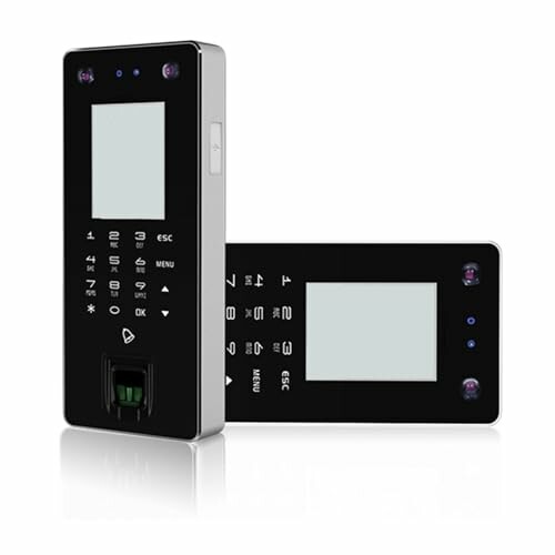 Biometric security device with keypad and fingerprint scanner