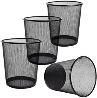 Tebery 4 Pack Mesh Waste Paper Bin