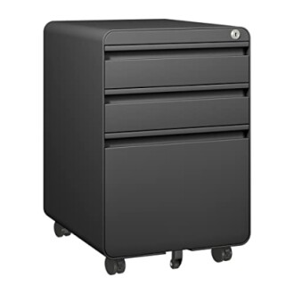 Dripex 3-Drawer Mobile File Cabinet