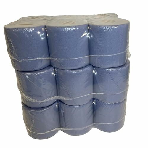 Blue Centre Feed Paper Wipe Rolls