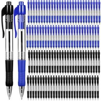 200 Pack Retractable Ballpoint Pen