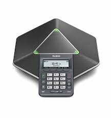 Hexagonal conference speaker phone with digital keypad