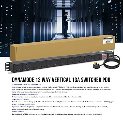 Dynamode 12 Way Vertical PDU