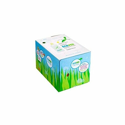 Ecover cleaning product box with grass design