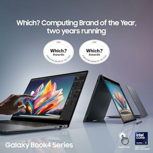 Galaxy Book4 Series laptops with Which? Computing Brand of the Year awards.