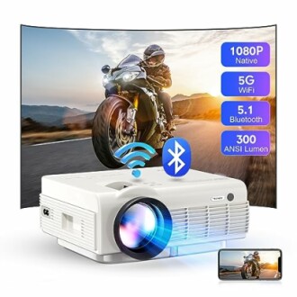 YEZMEK Native 1080P Projector