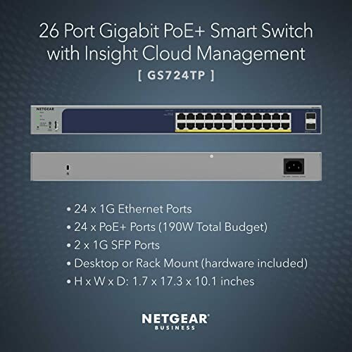 NETGEAR 24-Port Gigabit Ethernet Switch