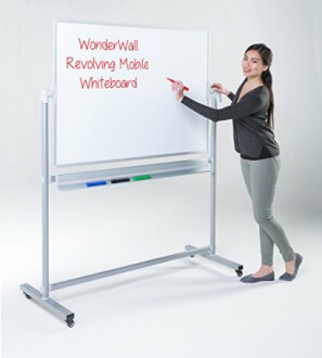 Wonderwall Double-Sided Mobile Whiteboard