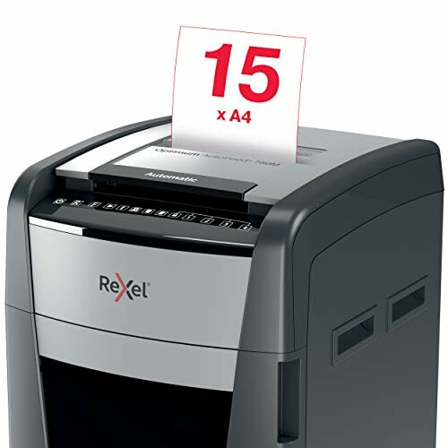 Rexel paper shredder with 15-sheet capacity