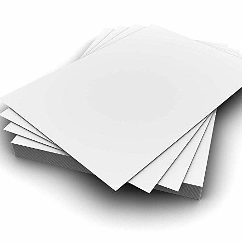 Stack of blank white sheets of paper