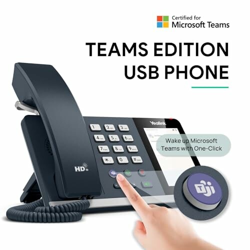 Teams Edition USB phone with Microsoft Teams button