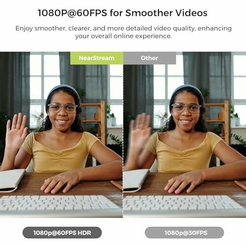 Comparison of 1080P video quality at 60FPS vs 30FPS