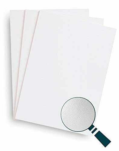 Close-up of three sheets of white textured paper