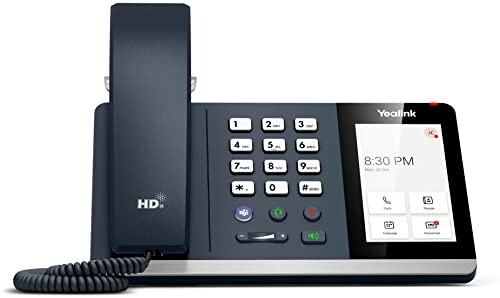 Yealink office desk phone with display and keypad